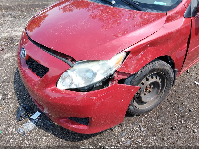 2010 Toyota Corolla VIN JTDBU4EE0AJ068965 IAAI salvage auction — LEFT FRONT, Salvage (Ohio), sold $975 on 2026-07-31 (photo 6)