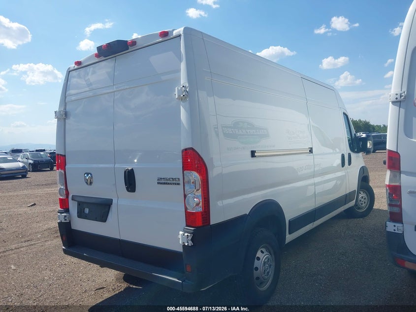 2023 Ram Promaster 2500 VIN 3C6LRVDG7PE535326 IAAI salvage auction — MECHANICAL, Enterprise Vehicles Clear Only (Colorado), sold $12,150 on 2026-07-21 (photo 4)