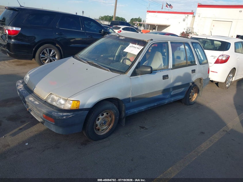 1988 Honda Civic VIN JHMEE2758JS006069 IAAI salvage auction — NORMAL WEAR, Clear (Utah), sold $300 on 2026-07-16 (photo 2)