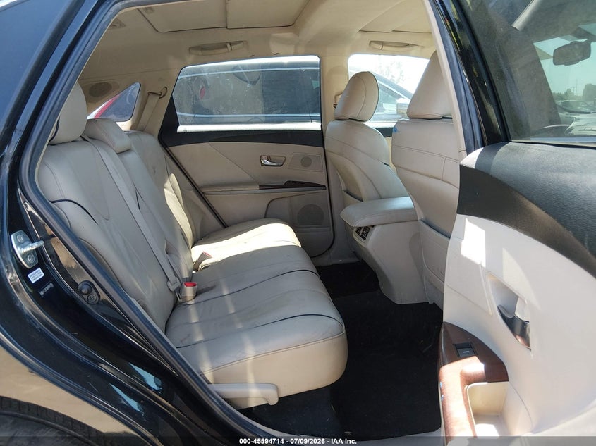 2011 Toyota Venza VIN 4T3ZK3BB4BU041800 IAAI salvage auction — RIGHT SIDE, App For Dup Clear (California), sold $125 on 2026-07-17 (photo 8)