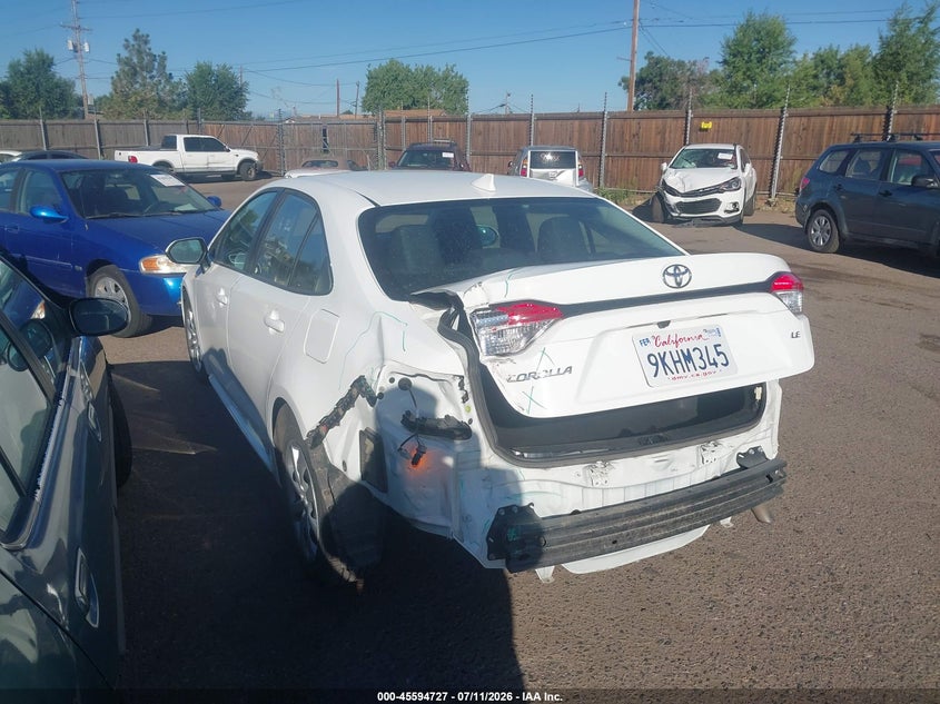 2024 Toyota Corolla VIN 5YFB4MDE7RP132315 IAAI salvage auction — REAR END, Enterprise Vehicles Clear Only (California), sold $8,100 on 2026-07-28 (photo 3)