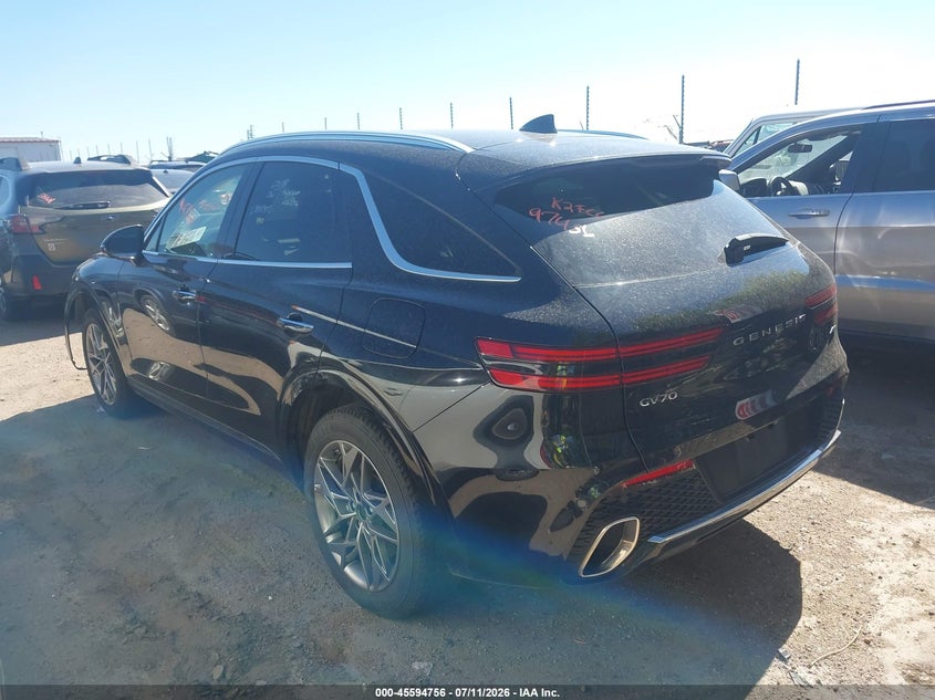 2025 Genesis Gv70 VIN KMUMADTB8SU207067 IAAI salvage auction — FRONT & REAR, Enterprise Vehicles Clear Only (Colorado), sold $16,850 on 2026-07-21 (photo 3)