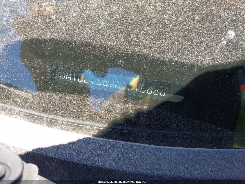 2010 Mazda 3 VIN JM1BL1S67A1315686 IAAI salvage auction — NORMAL WEAR, App For Dup Clear (California), sold $25 on 2026-07-16 (photo 9)