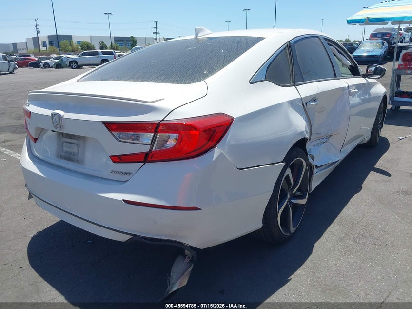 2018 Honda Accord VIN 1HGCV1F34JA204349 IAAI salvage auction — SIDE, Wait Title, sold $7,425 on 2026-08-21 (photo 4)