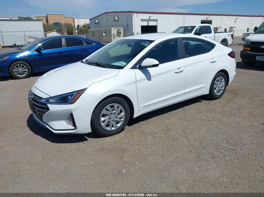 2020 Hyundai Elantra VIN 5NPD74LF3LH615766 IAAI salvage auction — FRONT END, SF97 (California), sold $11,250 on 2026-08-25 (photo 2)