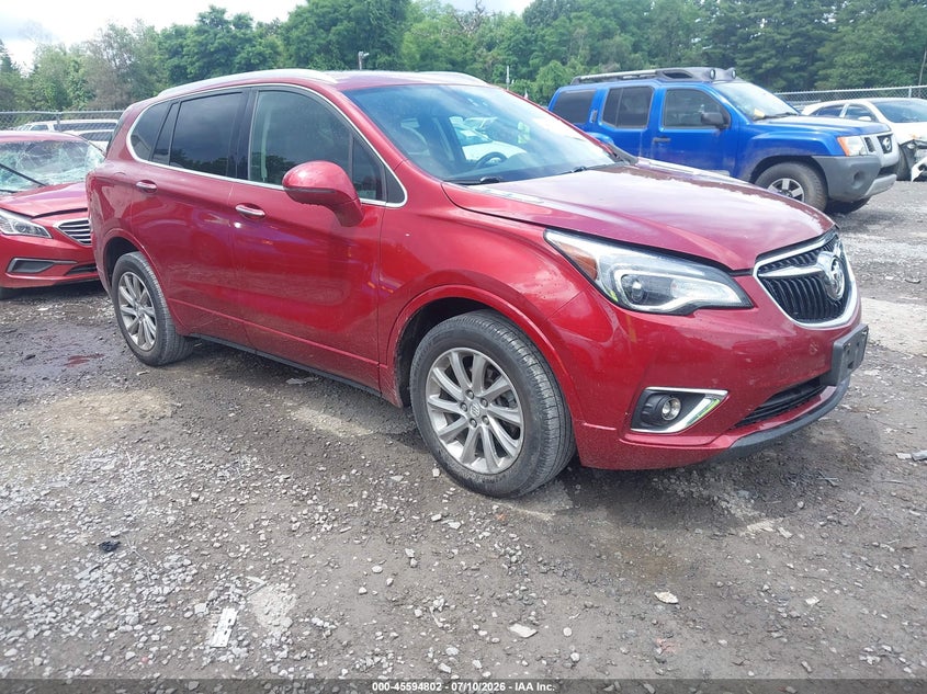2020 Buick Envision VIN LRBFX2SA8LD059848 IAAI salvage auction — LEFT FRONT, Mv-907A (New York), sold $2,300 on 2026-07-28 (photo 1)