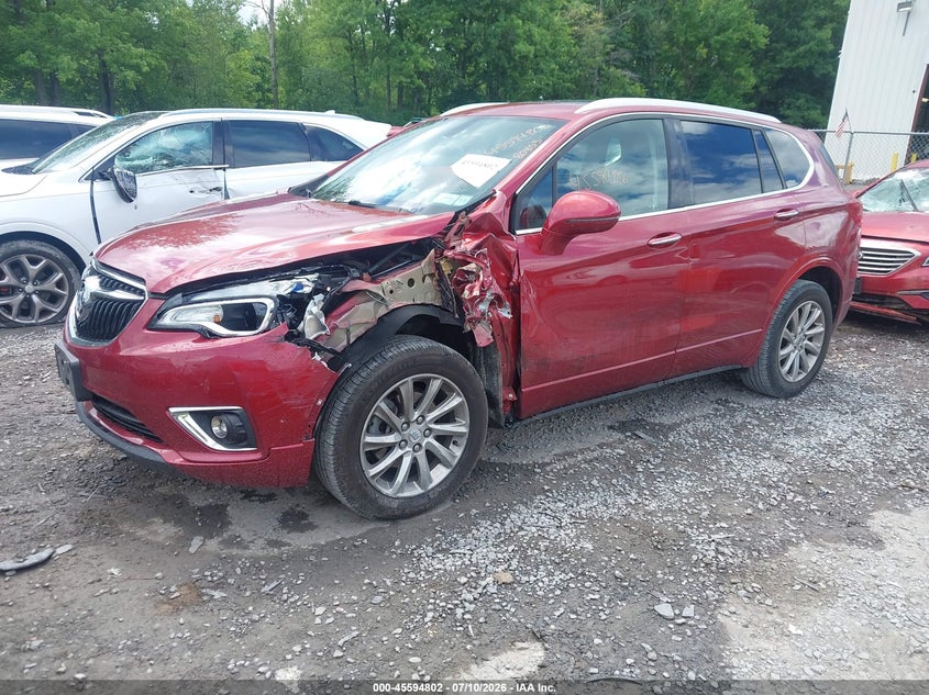 2020 Buick Envision VIN LRBFX2SA8LD059848 IAAI salvage auction — LEFT FRONT, Mv-907A (New York), sold $2,300 on 2026-07-28 (photo 2)