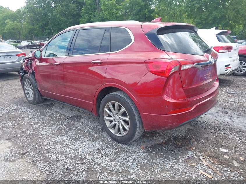 2020 Buick Envision VIN LRBFX2SA8LD059848 IAAI salvage auction — LEFT FRONT, Mv-907A (New York), sold $2,300 on 2026-07-28 (photo 3)