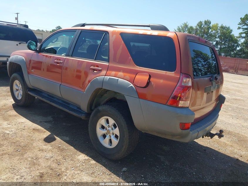 2003 Toyota 4runner VIN JTEZT14R738001015 IAAI salvage auction — NORMAL WEAR, Original (Texas), sold $25 on 2026-07-30 (photo 3)