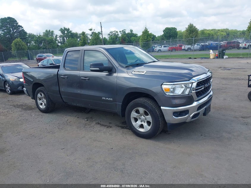 2022 Ram 1500 VIN 1C6RRFBG5NN279361 IAAI salvage auction — SIDE, Salvage Title, sold $25 on 2026-09-06 (photo 1)