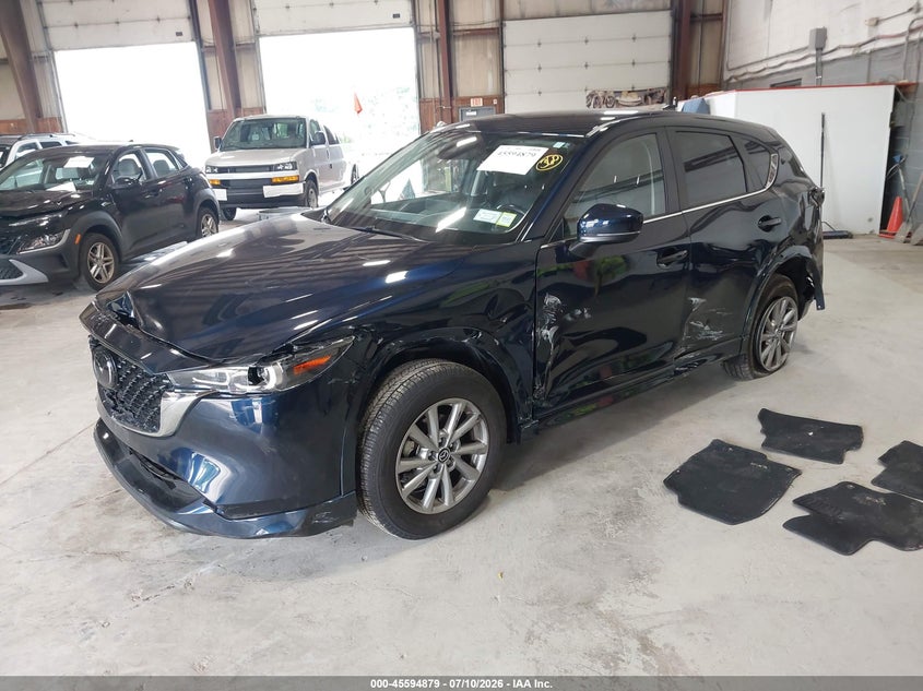2025 Mazda Cx-5 VIN JM3KFBBL3S0542178 IAAI salvage auction — FRONT & REAR, Wait Title, sold $7,250 on 2026-09-11 (photo 2)