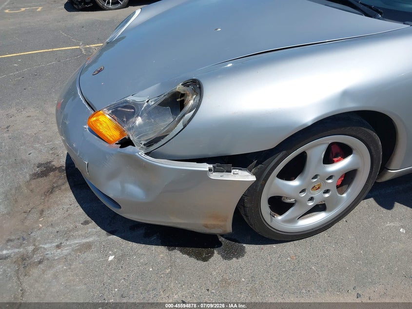 2002 Porsche Boxster VIN WP0CB29862U661555 IAAI salvage auction — FRONT END, Salvage (Connecticut), sold $2,050 on 2026-07-23 (photo 6)