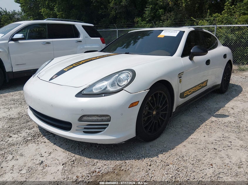 2012 Porsche Panamera VIN WP0AB2A73CL061237 IAAI salvage auction — LEFT FRONT, Salvage Title, sold $5,500 on 2026-08-13 (photo 2)