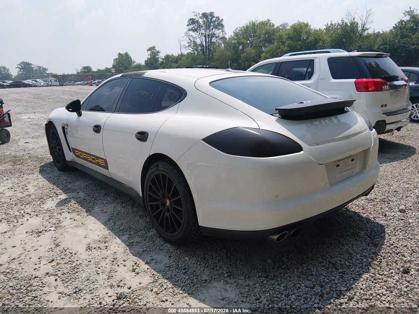 2012 Porsche Panamera VIN WP0AB2A73CL061237 IAAI salvage auction — LEFT FRONT, Salvage Title, sold $5,500 on 2026-08-13 (photo 3)