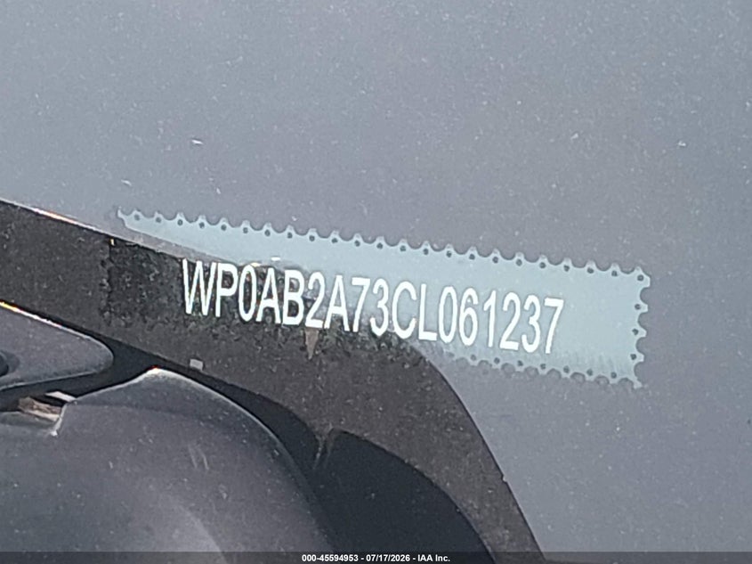 2012 Porsche Panamera VIN WP0AB2A73CL061237 IAAI salvage auction — LEFT FRONT, Salvage Title, sold $5,500 on 2026-08-13 (photo 9)