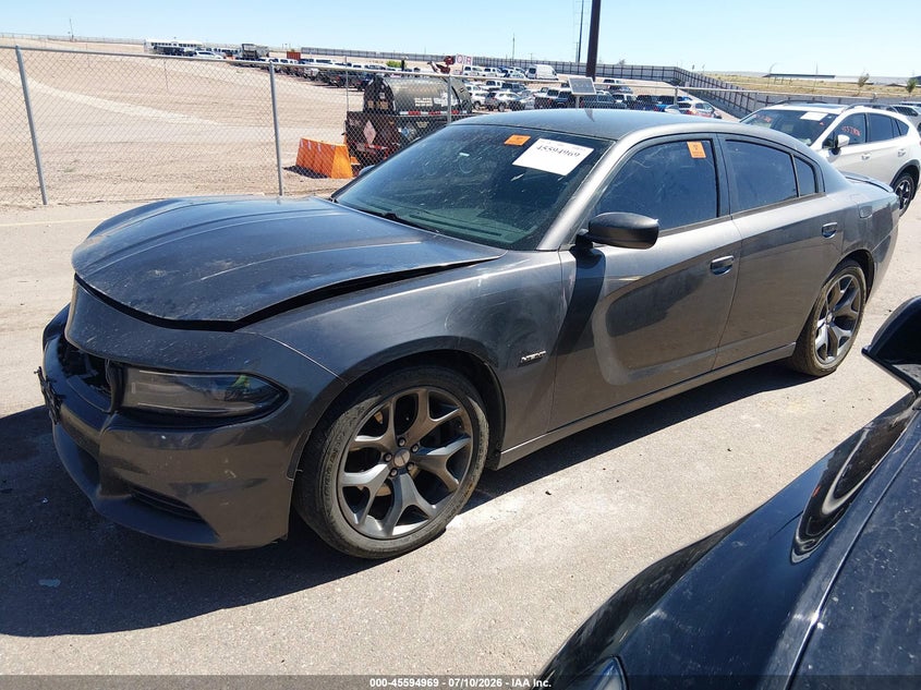 2015 Dodge Charger VIN 2C3CDXCT8FH880485 IAAI salvage auction — BIO HAZARD, Wait Title, sold $750 on 2026-09-30 (photo 2)