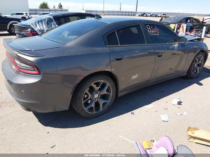 2015 Dodge Charger VIN 2C3CDXCT8FH880485 IAAI salvage auction — BIO HAZARD, Wait Title, sold $750 on 2026-09-30 (photo 4)