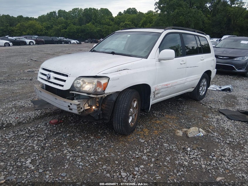2007 Toyota Highlander VIN JTEDP21A570139773 IAAI salvage auction — FRONT END, Salvage (Tennessee), sold $675 on 2026-07-23 (photo 2)