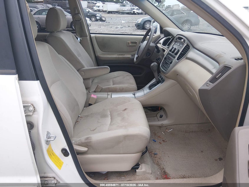 2007 Toyota Highlander VIN JTEDP21A570139773 IAAI salvage auction — FRONT END, Salvage (Tennessee), sold $675 on 2026-07-23 (photo 5)