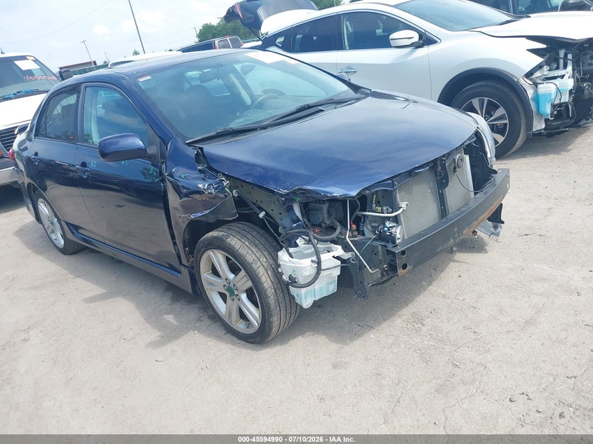 2013 Toyota Corolla VIN 5YFBU4EE5DP178183 IAAI salvage auction — FRONT END, Salvage Title, sold $2,350 on 2026-07-18 (photo 1)