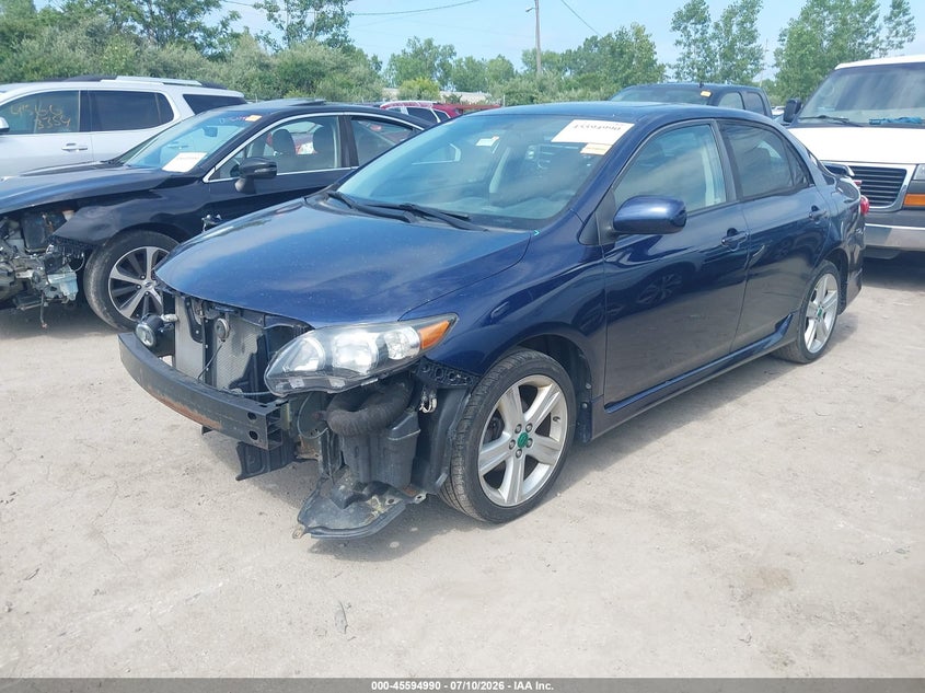 2013 Toyota Corolla VIN 5YFBU4EE5DP178183 IAAI salvage auction — FRONT END, Salvage Title, sold $2,350 on 2026-07-18 (photo 2)