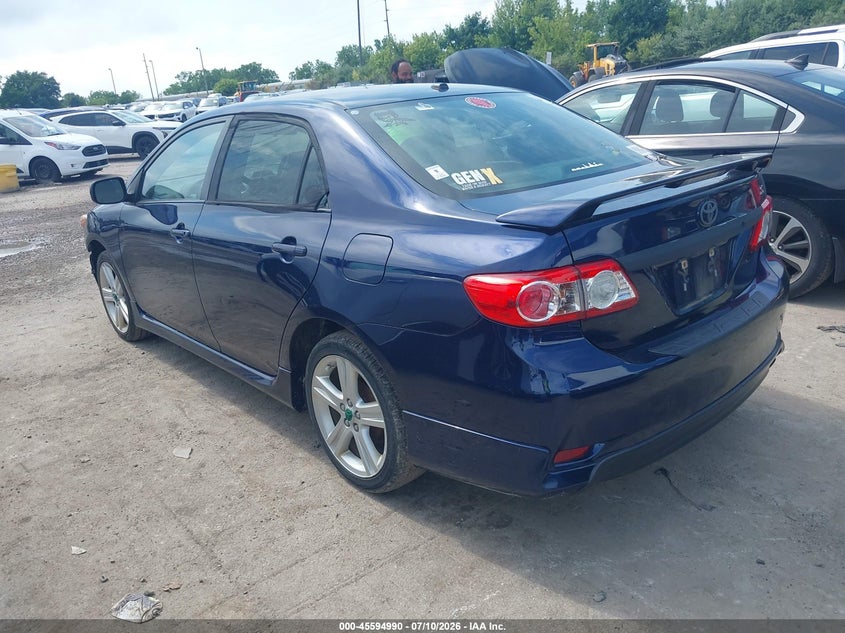 2013 Toyota Corolla VIN 5YFBU4EE5DP178183 IAAI salvage auction — FRONT END, Salvage Title, sold $2,350 on 2026-07-18 (photo 3)
