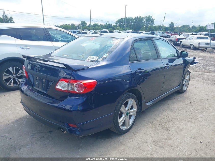 2013 Toyota Corolla VIN 5YFBU4EE5DP178183 IAAI salvage auction — FRONT END, Salvage Title, sold $2,350 on 2026-07-18 (photo 4)