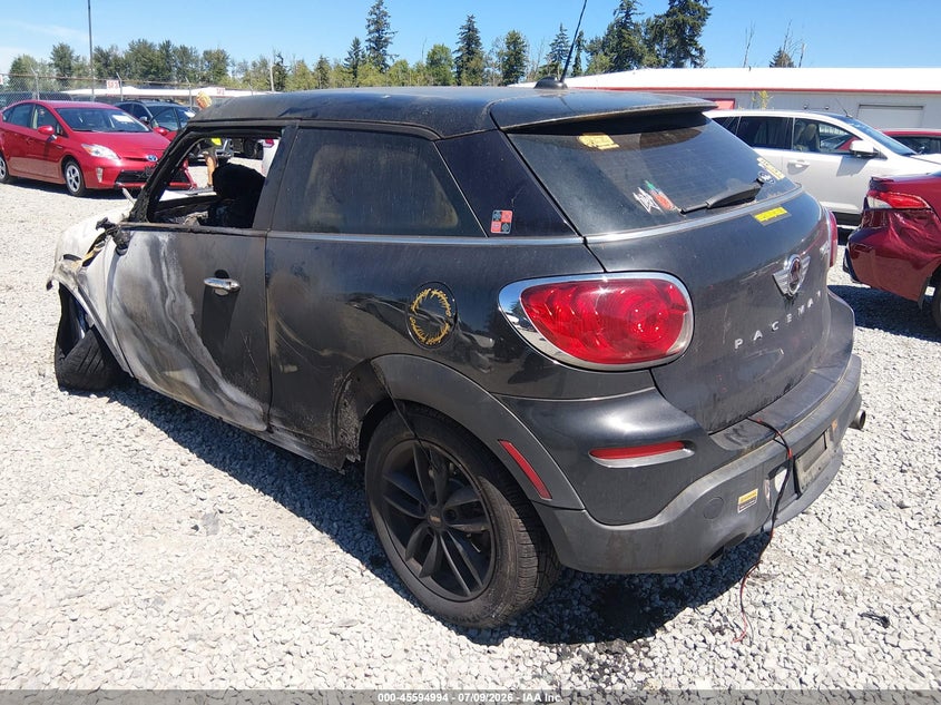 2013 Mini Paceman VIN WMWSS5C53DWN66645 IAAI salvage auction — ENGINE BURN, Salvage Title, sold $75 on 2026-08-19 (photo 3)