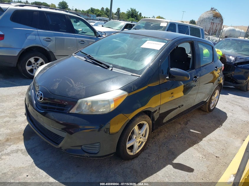 2014 Toyota Yaris VIN VNKKTUD37EA010349 IAAI salvage auction — NORMAL WEAR, Clear - Dealer Only (California), sold $1,500 on 2026-07-23 (photo 2)