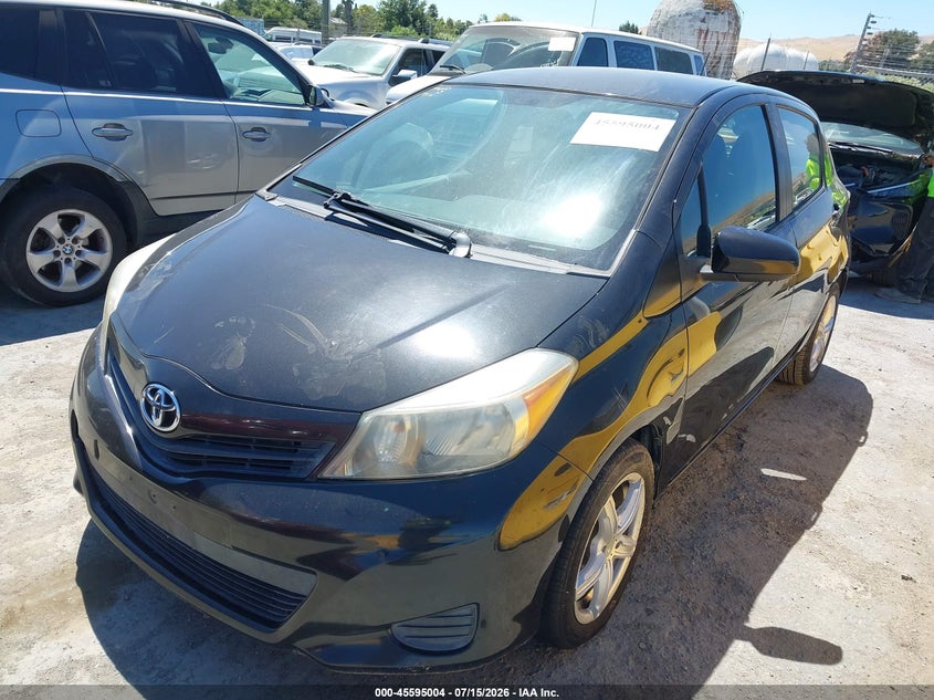 2014 Toyota Yaris VIN VNKKTUD37EA010349 IAAI salvage auction — NORMAL WEAR, Clear - Dealer Only (California), sold $1,500 on 2026-07-23 (photo 6)