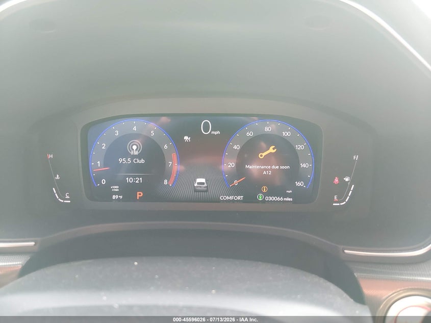2023 Acura Integra VIN 19UDE4H6XPA014156 IAAI salvage auction — HAIL, Clear (Missouri), sold $18,300 on 2026-09-08 (photo 7)