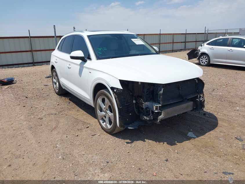 2022 Audi Q5 VIN WA1EAAFYXN2007419 IAAI salvage auction — FRONT END, Salvage Title, sold $11,600 on 2026-07-24 (photo 1)