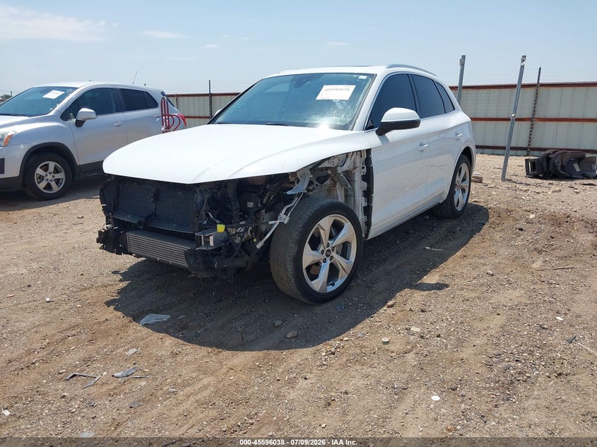 2022 Audi Q5 VIN WA1EAAFYXN2007419 IAAI salvage auction — FRONT END, Salvage Title, sold $11,600 on 2026-07-24 (photo 2)