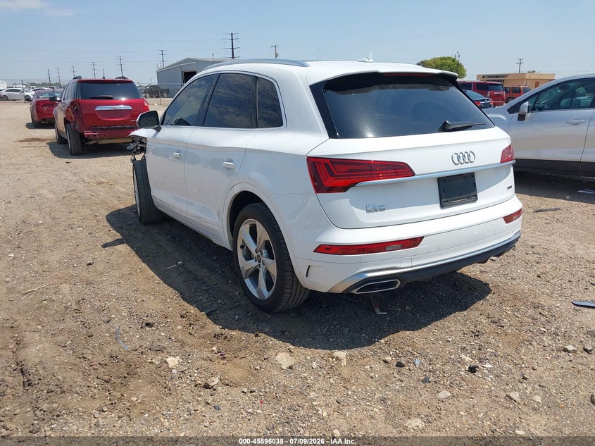 2022 Audi Q5 VIN WA1EAAFYXN2007419 IAAI salvage auction — FRONT END, Salvage Title, sold $11,600 on 2026-07-24 (photo 3)