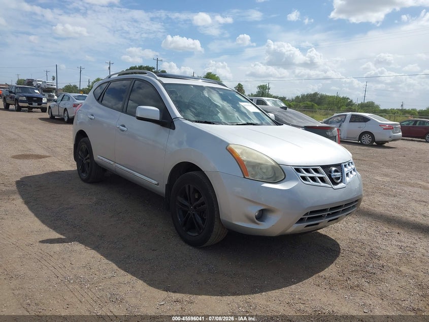 2012 Nissan Rogue VIN JN8AS5MT5CW613947 IAAI salvage auction — REAR END, Salvage Title, sold $500 on 2026-07-28 (photo 1)