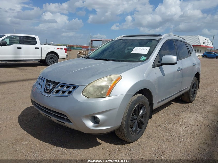 2012 Nissan Rogue VIN JN8AS5MT5CW613947 IAAI salvage auction — REAR END, Salvage Title, sold $500 on 2026-07-28 (photo 2)