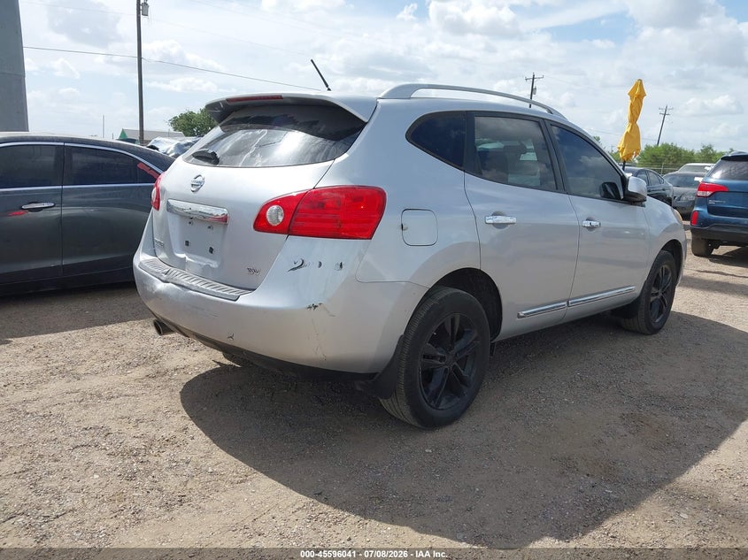 2012 Nissan Rogue VIN JN8AS5MT5CW613947 IAAI salvage auction — REAR END, Salvage Title, sold $500 on 2026-07-28 (photo 4)
