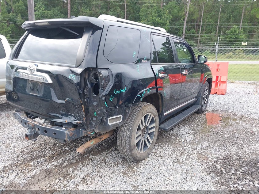 2018 Toyota 4runner VIN JTEBU5JR9J5586141 IAAI salvage auction — REAR END, Salvage (Mississippi), sold $13,100 on 2026-07-31 (photo 4)