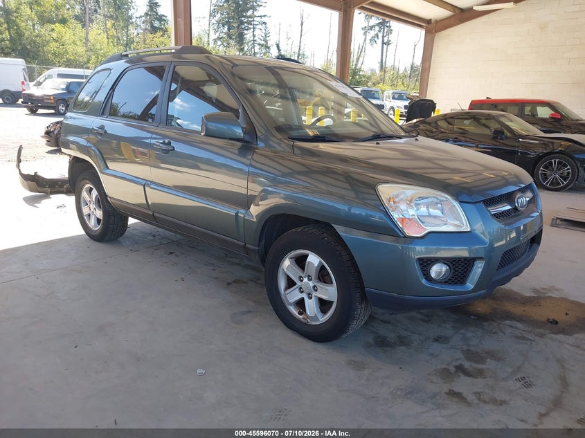2009 Kia Sportage VIN KNDJE723297638597 IAAI salvage auction — REAR END, Bill Of Sale (Washington), sold $25 on 2026-07-29 (photo 1)