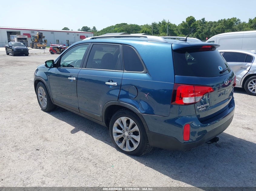 2014 Kia Sorento VIN 5XYKU4A78EG534039 IAAI salvage auction — LEFT REAR, Salvage Title, sold $1,300 on 2026-07-23 (photo 3)