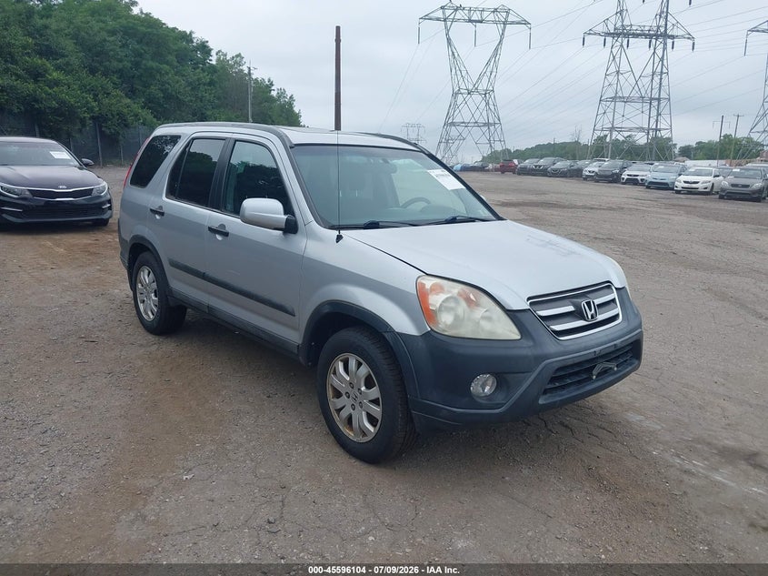 2005 Honda Cr-v VIN SHSRD78865U318513 IAAI salvage auction — NORMAL WEAR, Clear (Pennsylvania), sold $1,350 on 2026-07-17 (photo 1)