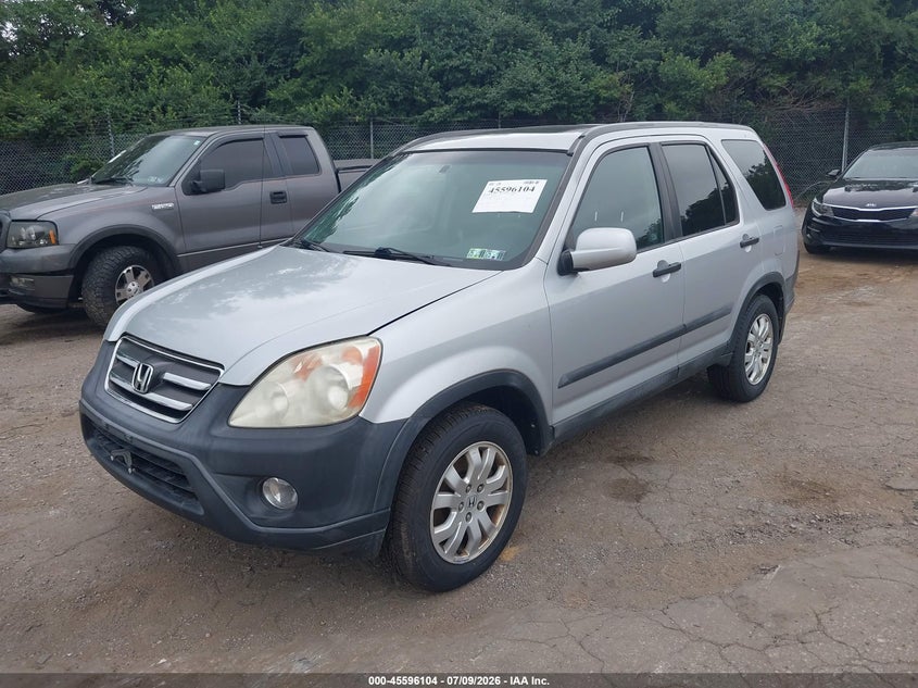 2005 Honda Cr-v VIN SHSRD78865U318513 IAAI salvage auction — NORMAL WEAR, Clear (Pennsylvania), sold $1,350 on 2026-07-17 (photo 2)