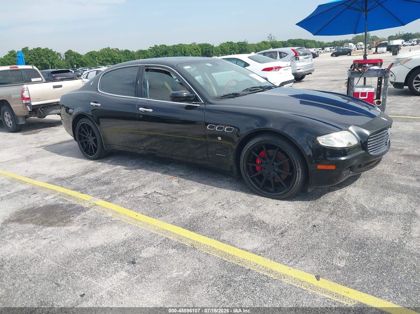 2006 Maserati Quattroporte VIN ZAMCE39A660020642 IAAI salvage auction — NORMAL WEAR, Clear (Florida), sold $550 on 2026-08-06 (photo 1)