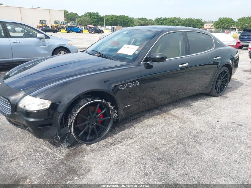 2006 Maserati Quattroporte VIN ZAMCE39A660020642 IAAI salvage auction — NORMAL WEAR, Clear (Florida), sold $550 on 2026-08-06 (photo 2)