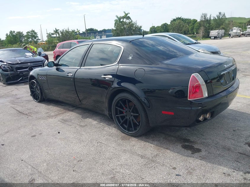 2006 Maserati Quattroporte VIN ZAMCE39A660020642 IAAI salvage auction — NORMAL WEAR, Clear (Florida), sold $550 on 2026-08-06 (photo 3)