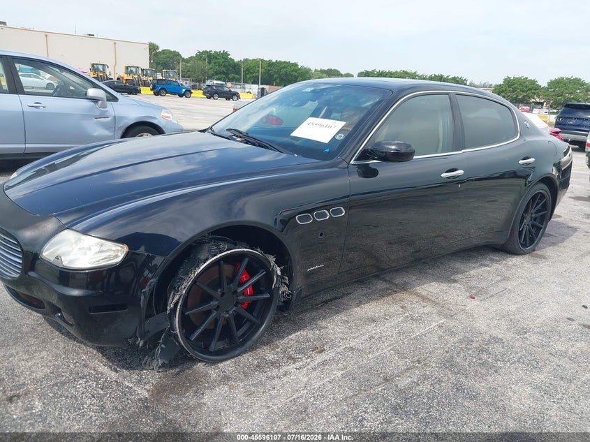 2006 Maserati Quattroporte VIN ZAMCE39A660020642 IAAI salvage auction — NORMAL WEAR, Clear (Florida), sold $550 on 2026-08-06 (photo 6)