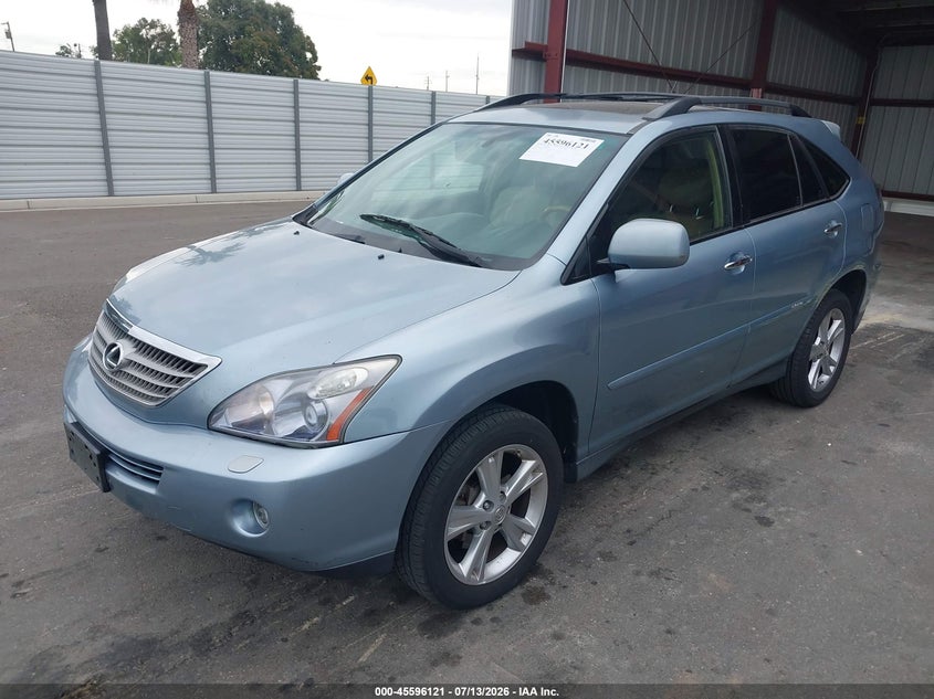 2008 Lexus Rx 400h VIN JTJGW31U582008219 IAAI salvage auction — NORMAL WEAR, Clear - Dealer Only (California), sold $1,000 on 2026-07-28 (photo 2)