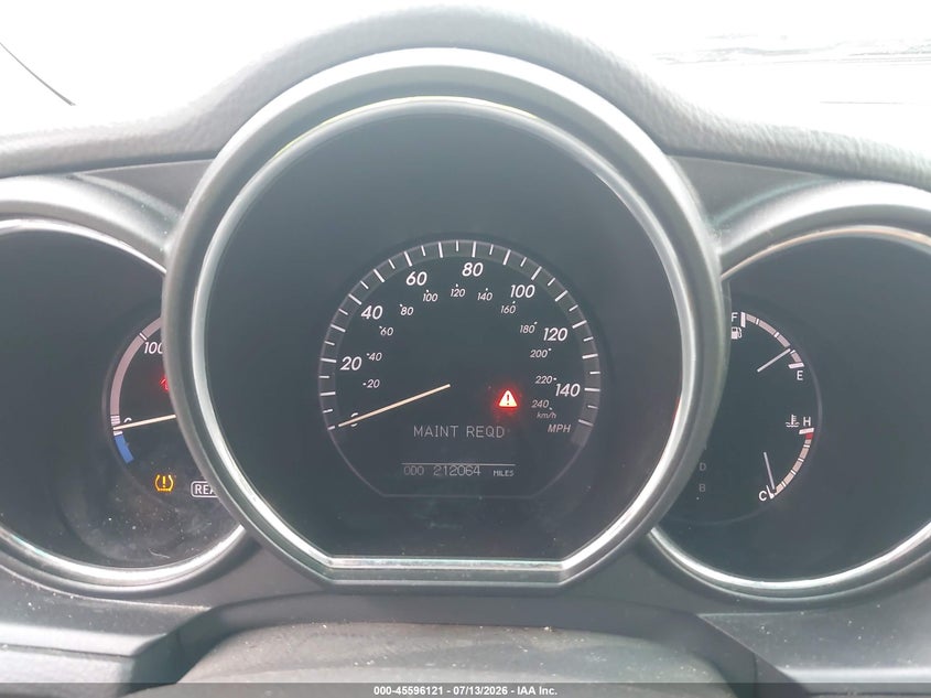 2008 Lexus Rx 400h VIN JTJGW31U582008219 IAAI salvage auction — NORMAL WEAR, Clear - Dealer Only (California), sold $1,000 on 2026-07-28 (photo 7)