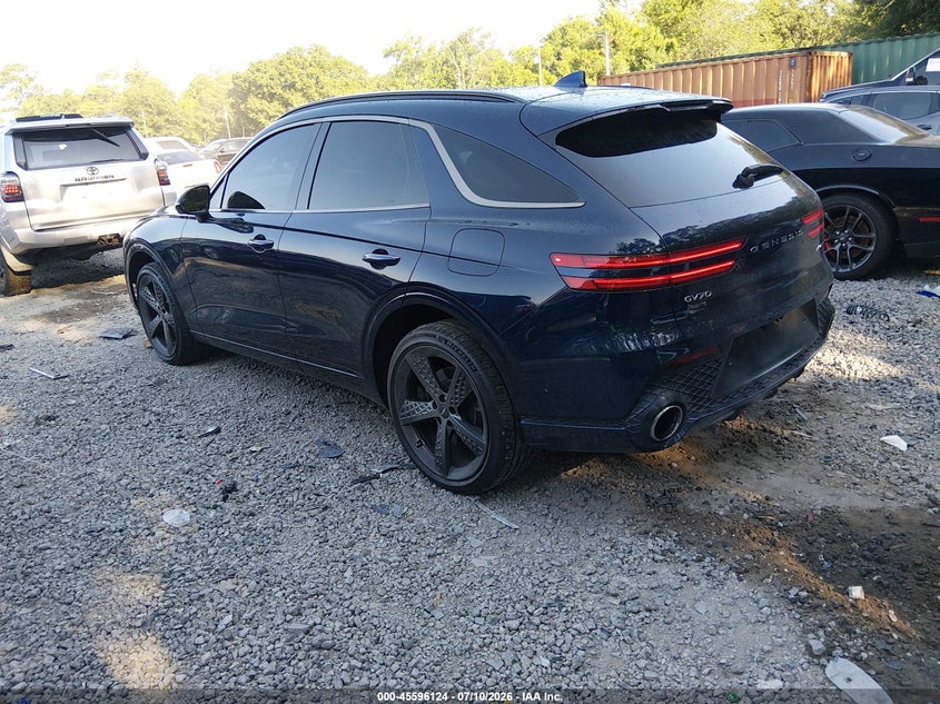 2023 Genesis Gv70 VIN KMUMCDTC4PU098553 IAAI salvage auction — SIDE, Salvage Title, sold $16,300 on 2026-10-12 (photo 3)