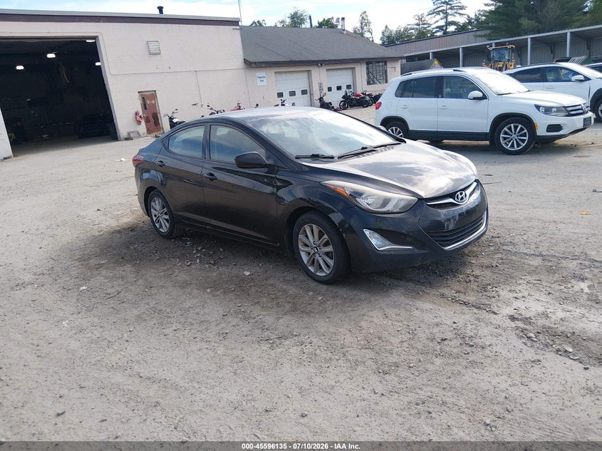 2014 Hyundai Elantra VIN KMHDH4AE2EU029152 IAAI salvage auction — FRONT END, Original (New Hampshire), sold $300 on 2026-07-15 (photo 1)
